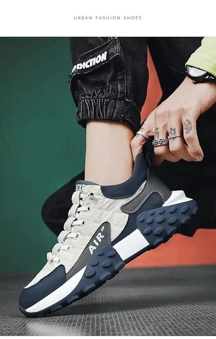 Men's Korean Style High Top Fashion Casual Shoes (Boots)